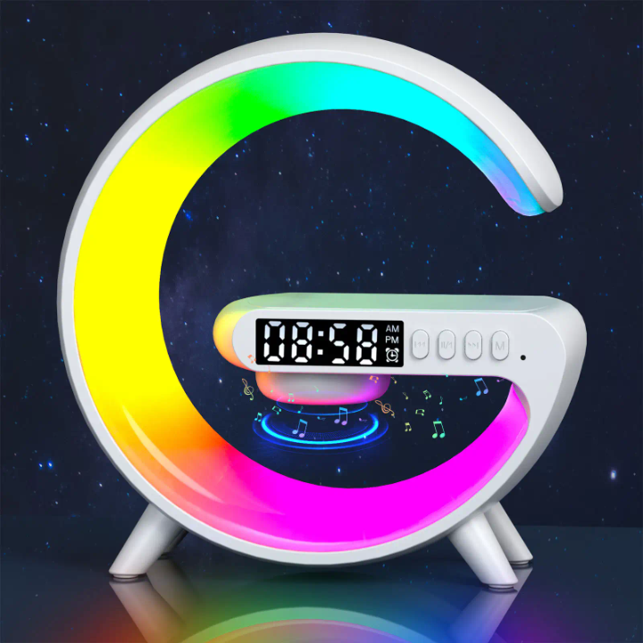 G63 Smart Light Clock- Wireless Bluetooth Speaker with Light